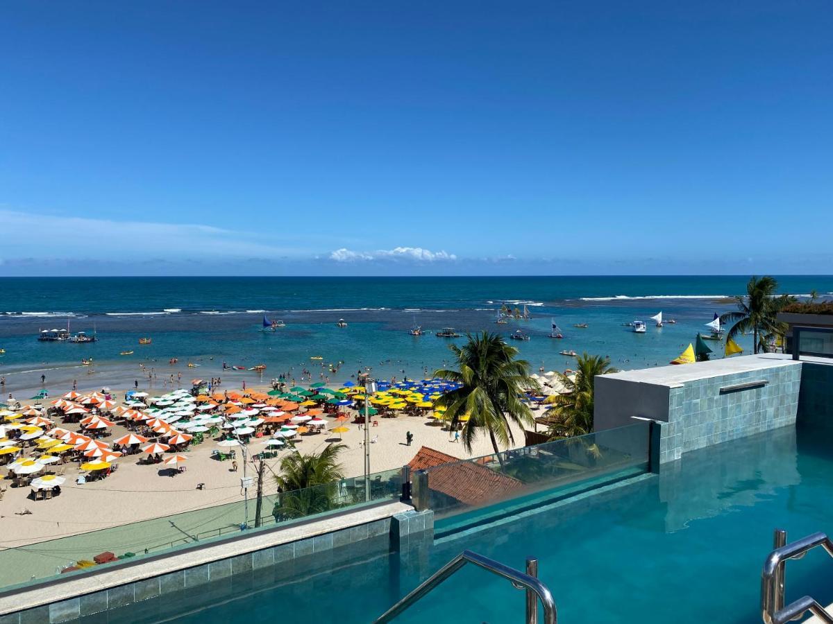 Flat Beira Mar Com Varanda Em Pôrto das Galinhas Extérieur photo