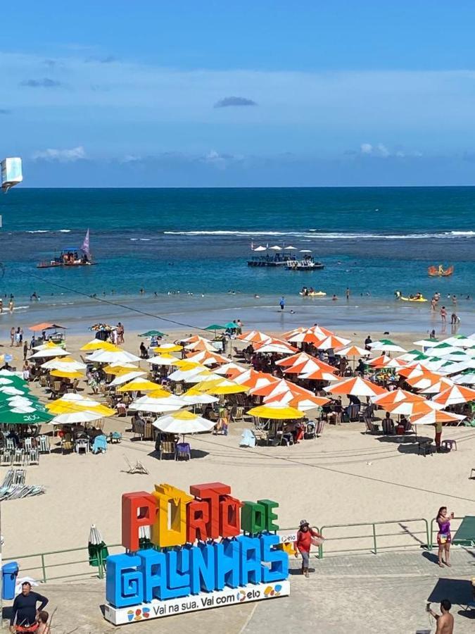 Flat Beira Mar Com Varanda Em Pôrto das Galinhas Extérieur photo