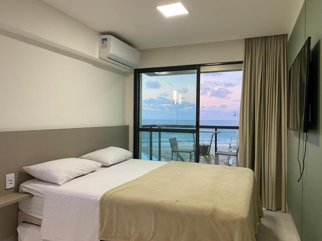 Flat Beira Mar Com Varanda Em Pôrto das Galinhas Extérieur photo